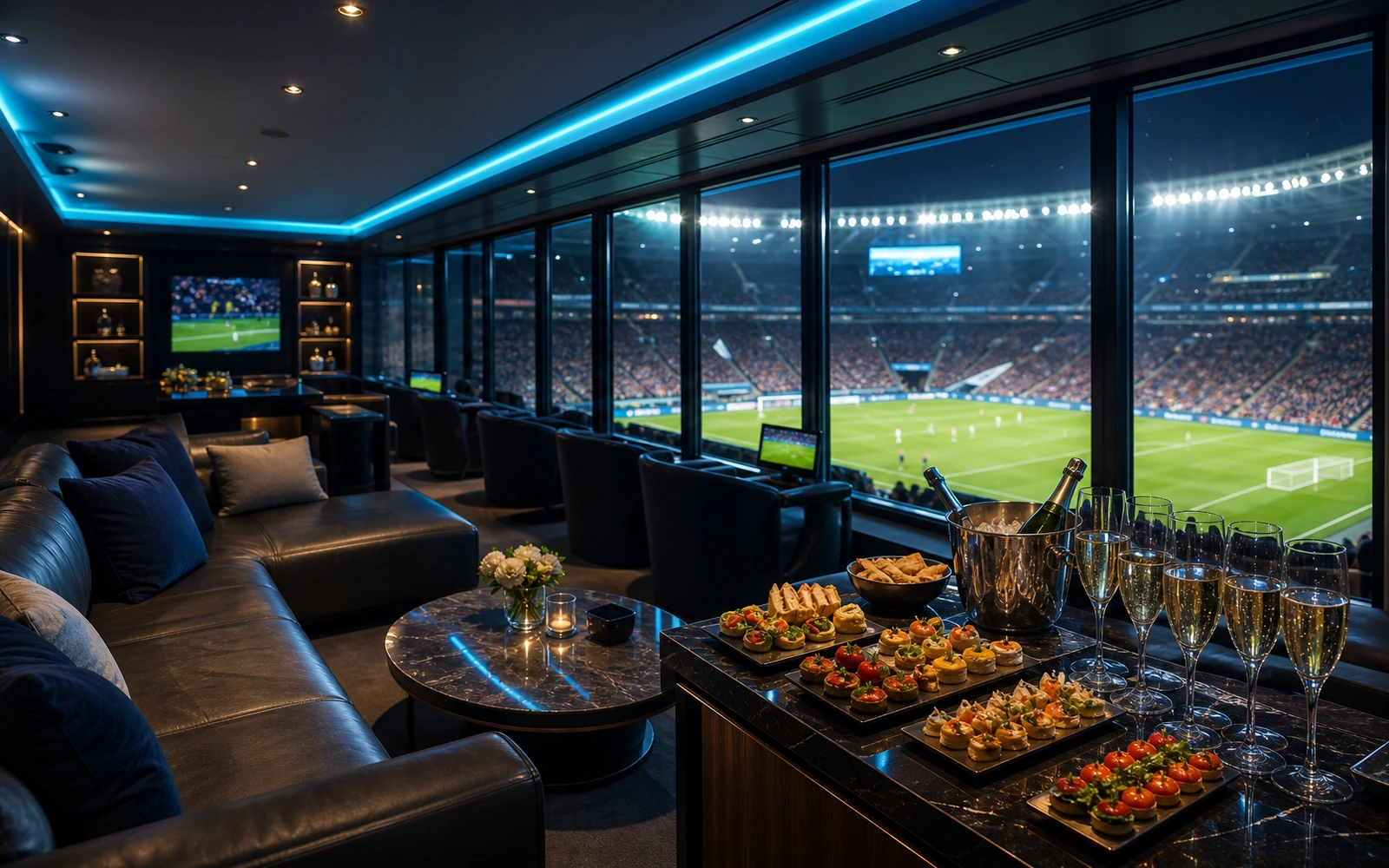 VIP-loge en skybox in het stadion