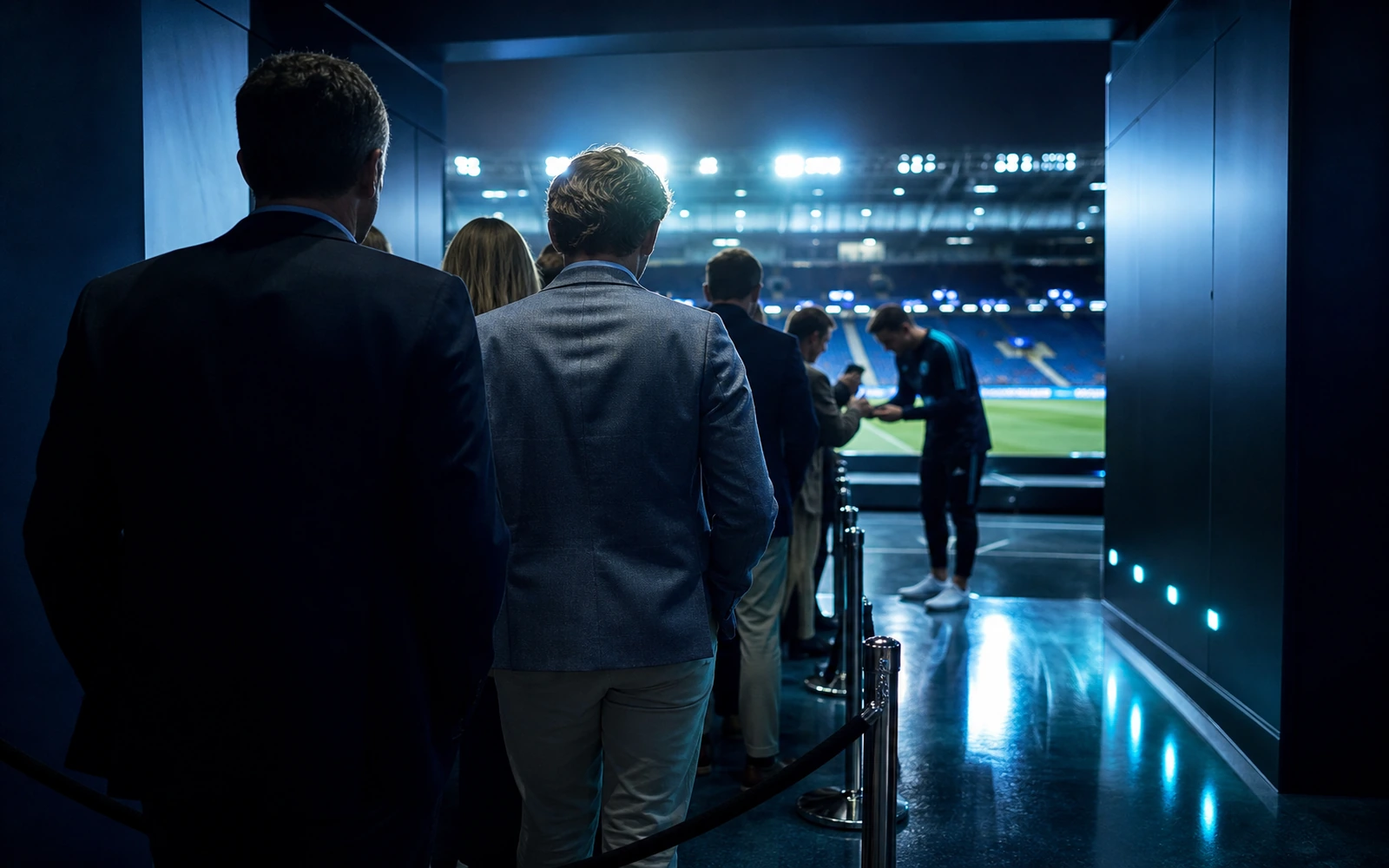 Ontmoeting met spelers na de wedstrijd