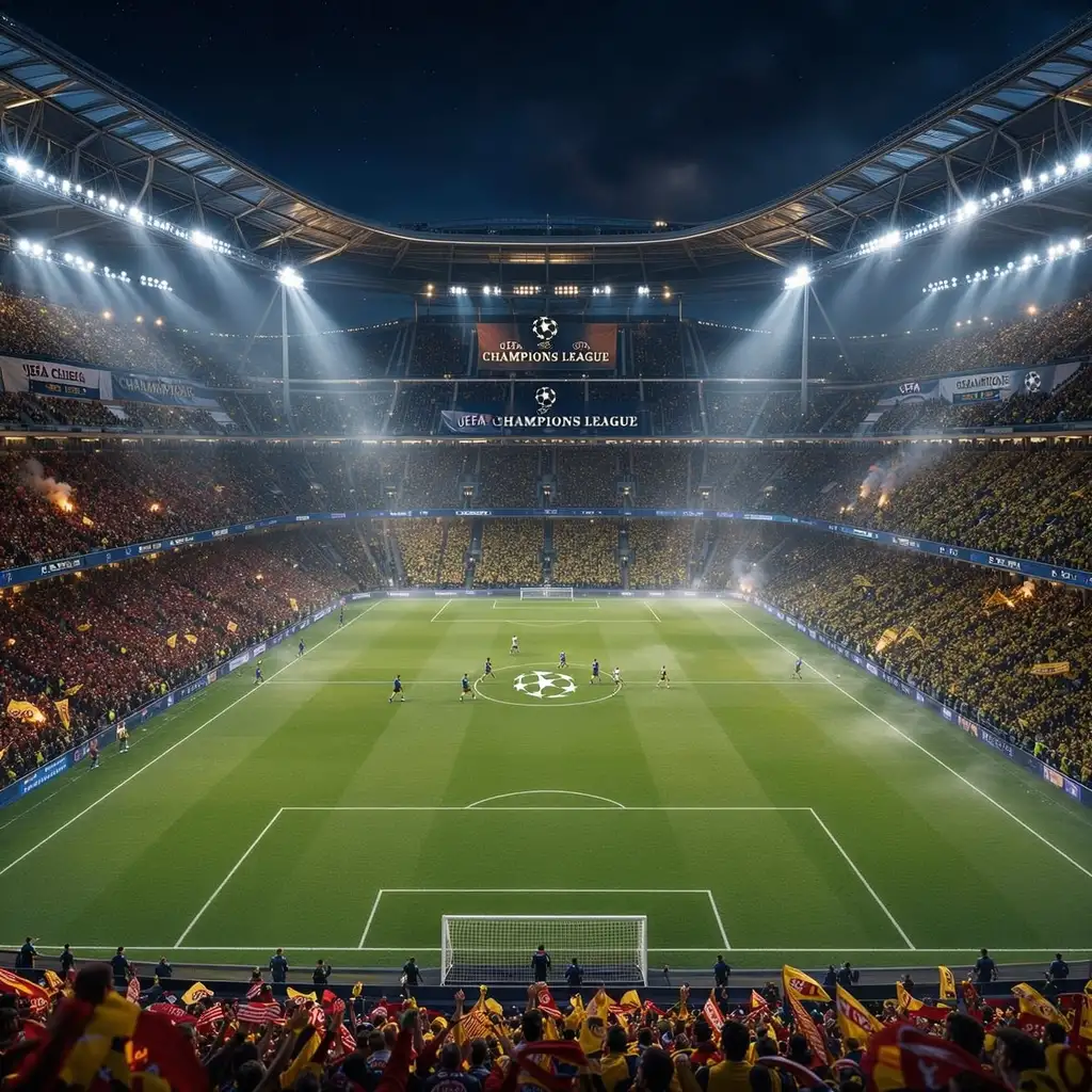 Champions League-stadionsfeer